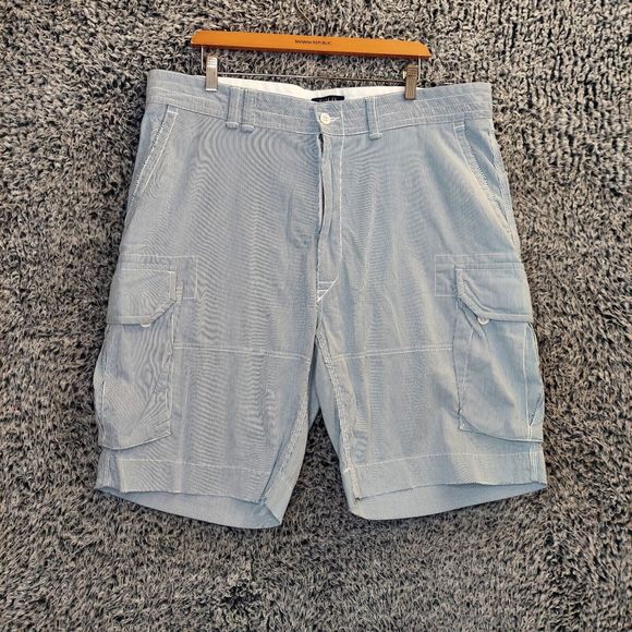 Ralph Lauren POLO by Ralph Lauren cargo shorts, half pants, men's size w36 cotton gray type Vintage Second Hand